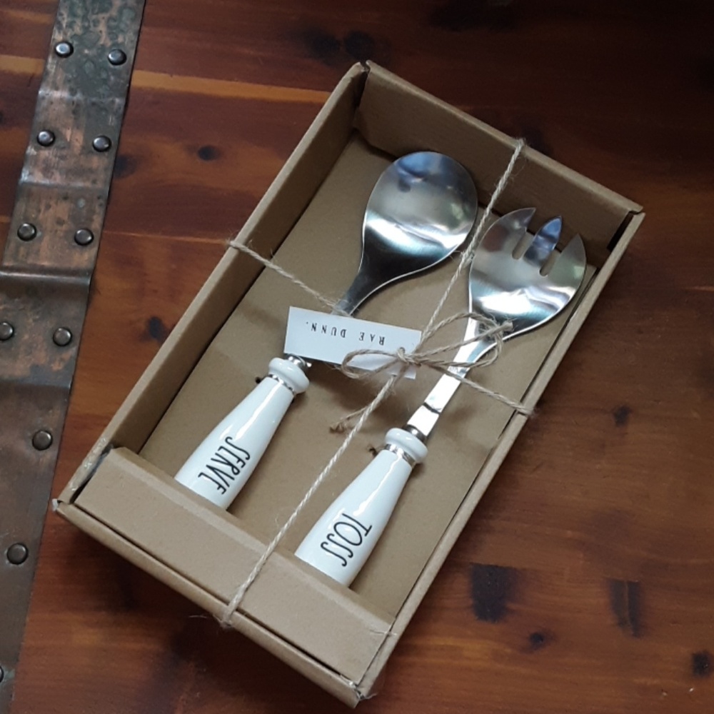 New Rae Dunn Toss & Serve serving utensils